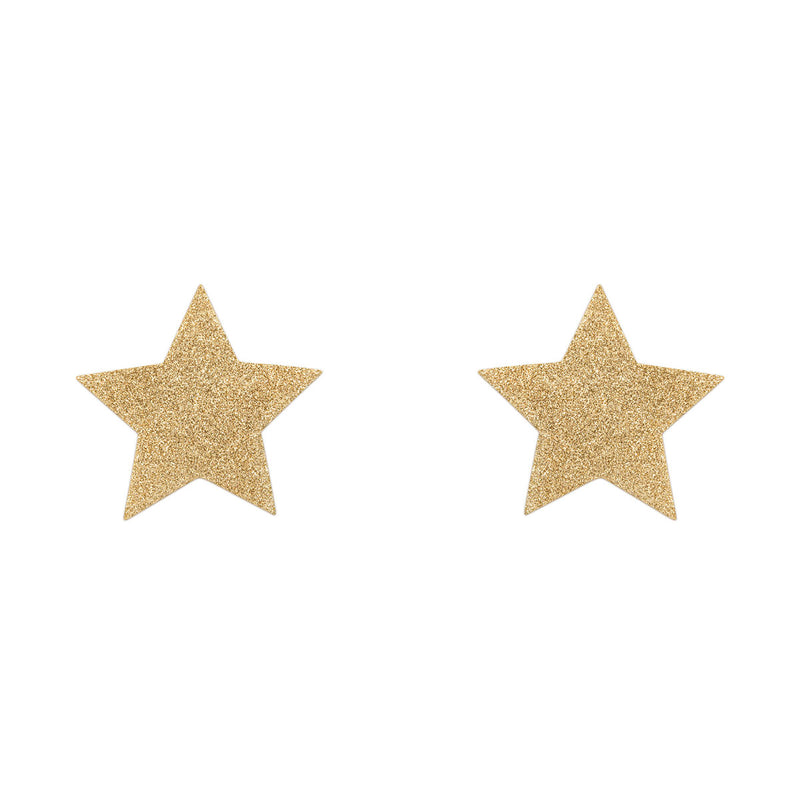 Bijoux Indiscrets Flash Pastie - Star Gold