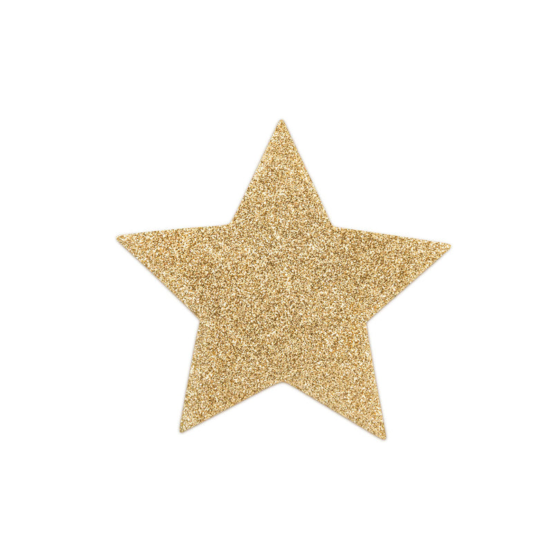 Bijoux Indiscrets Flash Pastie - Star Gold