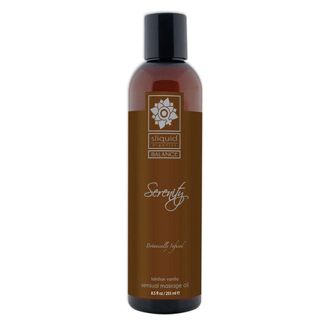 Sliquid Organics Massage Oil Serenity 8.5oz Intimates Adult Boutique