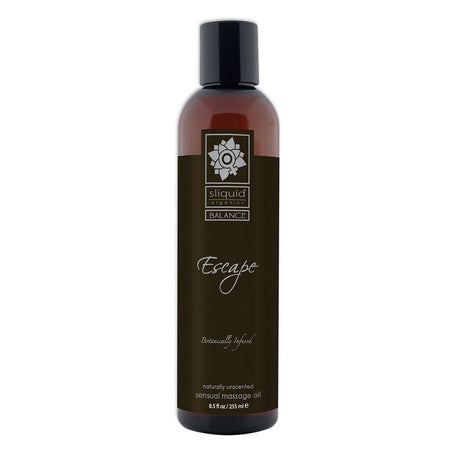 Sliquid Organics Massage Oil Escape 8.5oz Intimates Adult Boutique