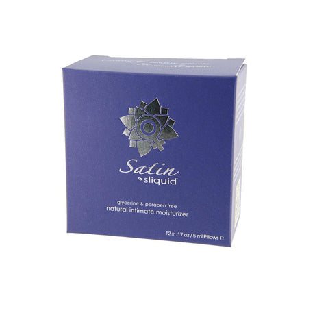Sliquid Satin Lube Cube 12pk Intimates Adult Boutique