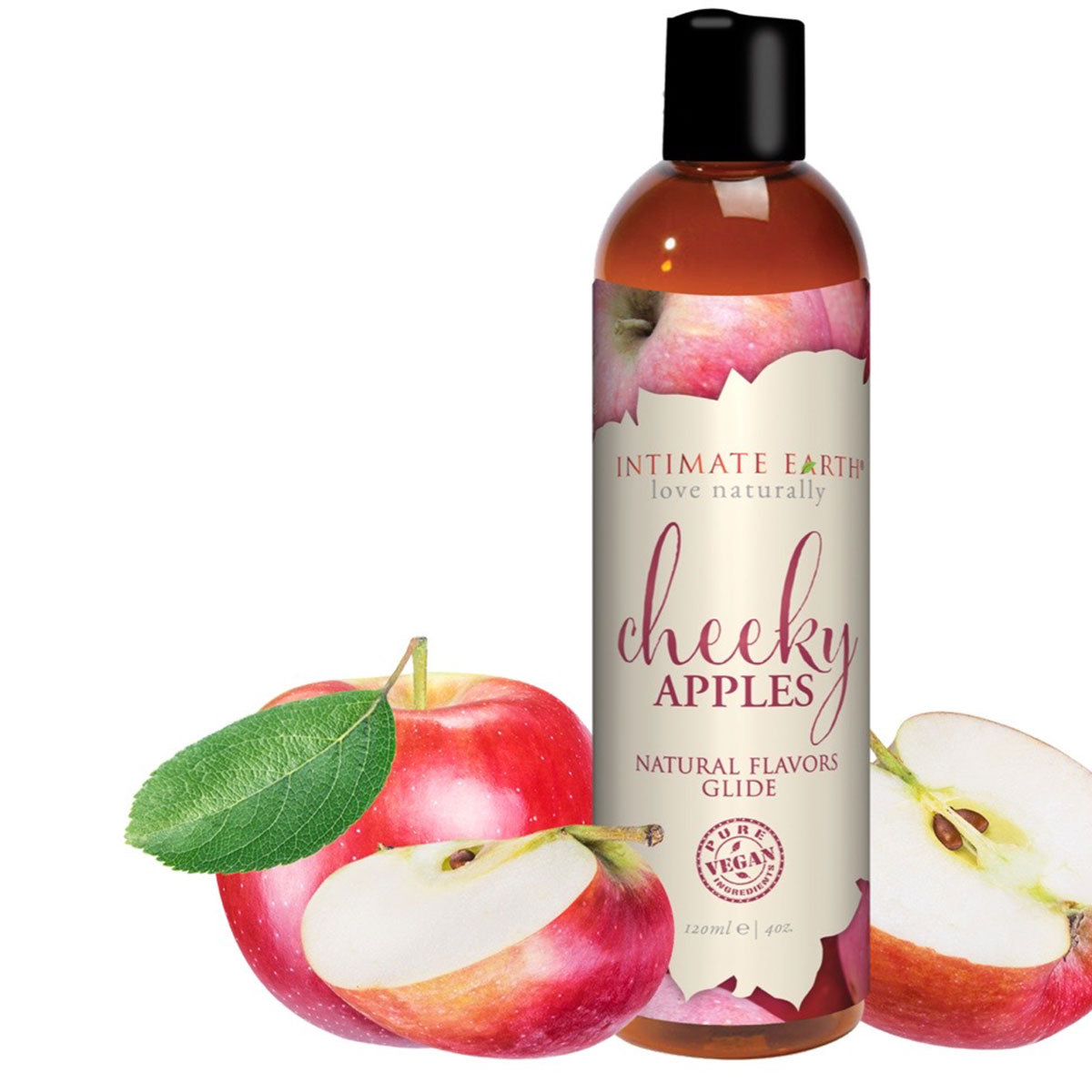 Intimate Earth Flavored Glide - Cheeky Apples 4oz Intimates Adult Boutique
