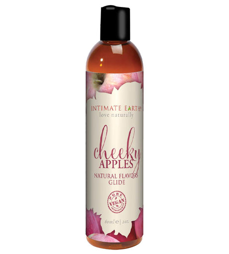 Intimate Earth Flavored Glide - Cheeky Apples 2oz Intimates Adult Boutique