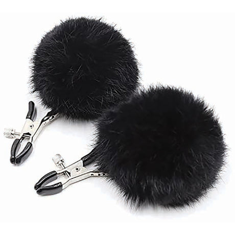 Sexy AF Puff Clamps - Black Intimates Adult Boutique