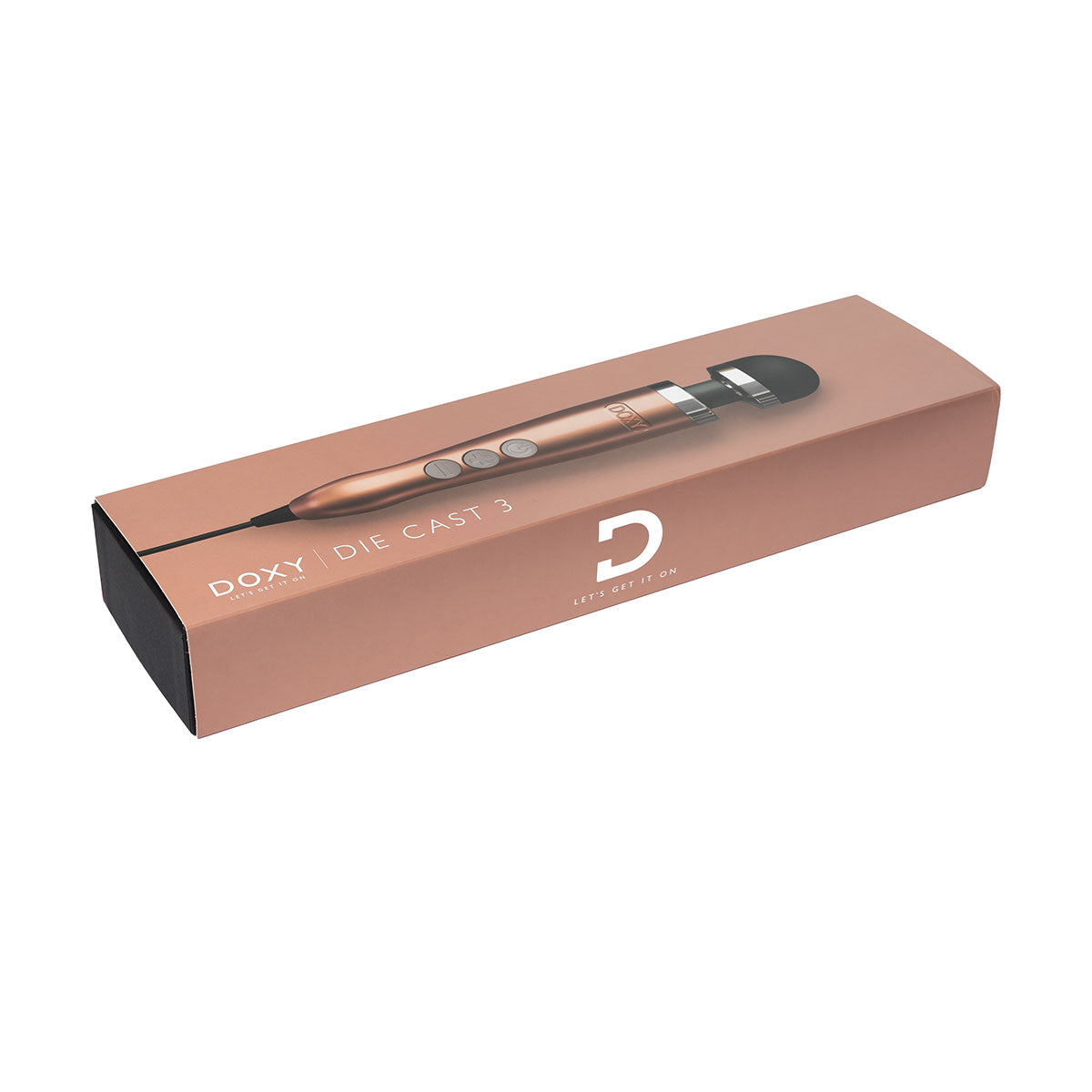 Doxy Number 3 Die Cast Massager - Rose Gold Intimates Adult Boutique