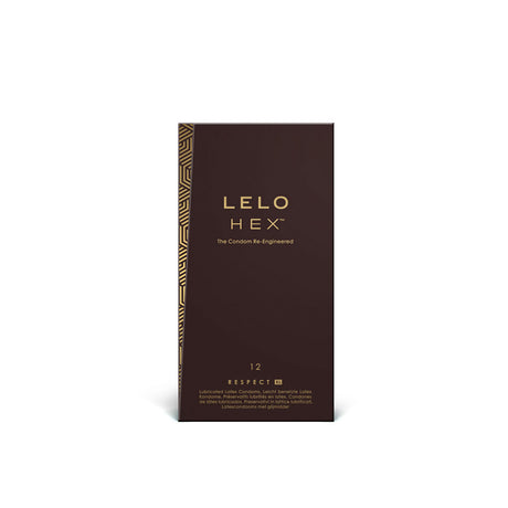 LELO Hex Respect XL Condoms 12pk Intimates Adult Boutique