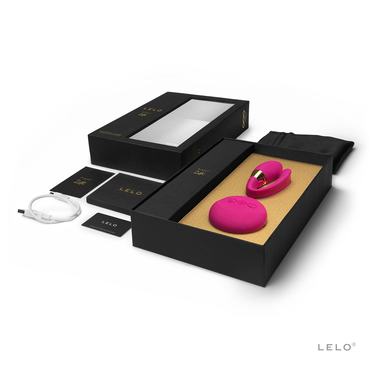 LELO Tiani 24K - Hot Cerise Intimates Adult Boutique