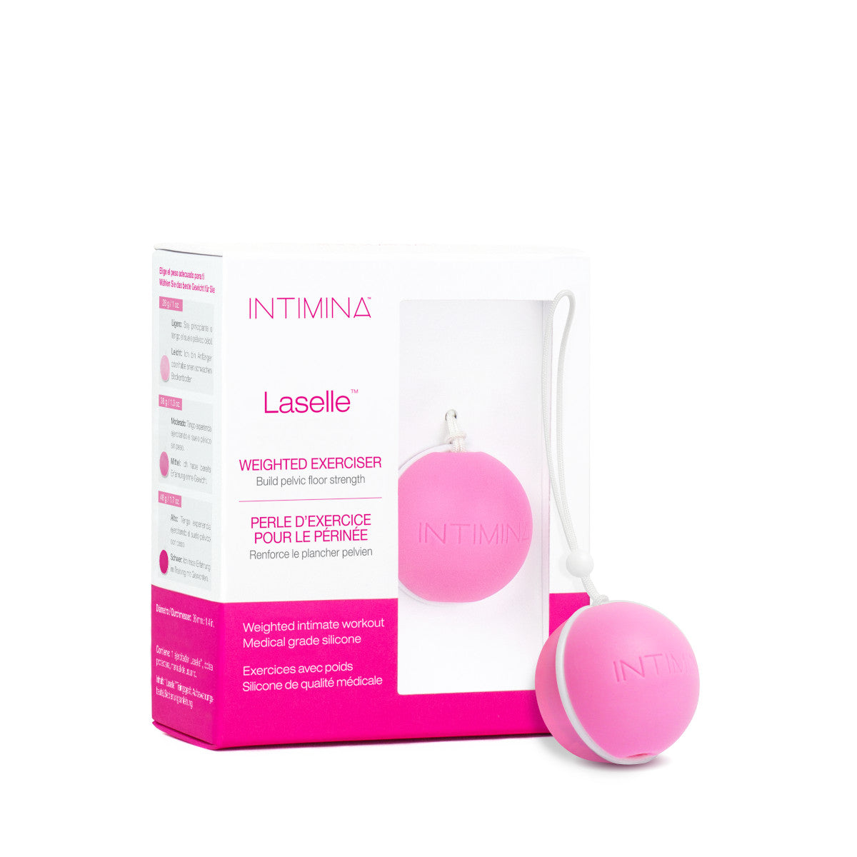 Intimina Laselle Medium 38g Weighted Ball for Pelvic Tightening Intimates Adult Boutique