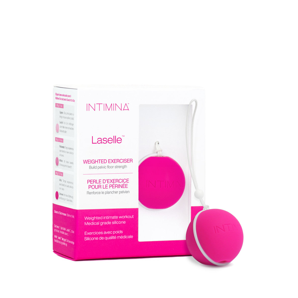 Intimina Laselle Exerciser 48g Advanced Weighted Ball for Experts Intimates Adult Boutique
