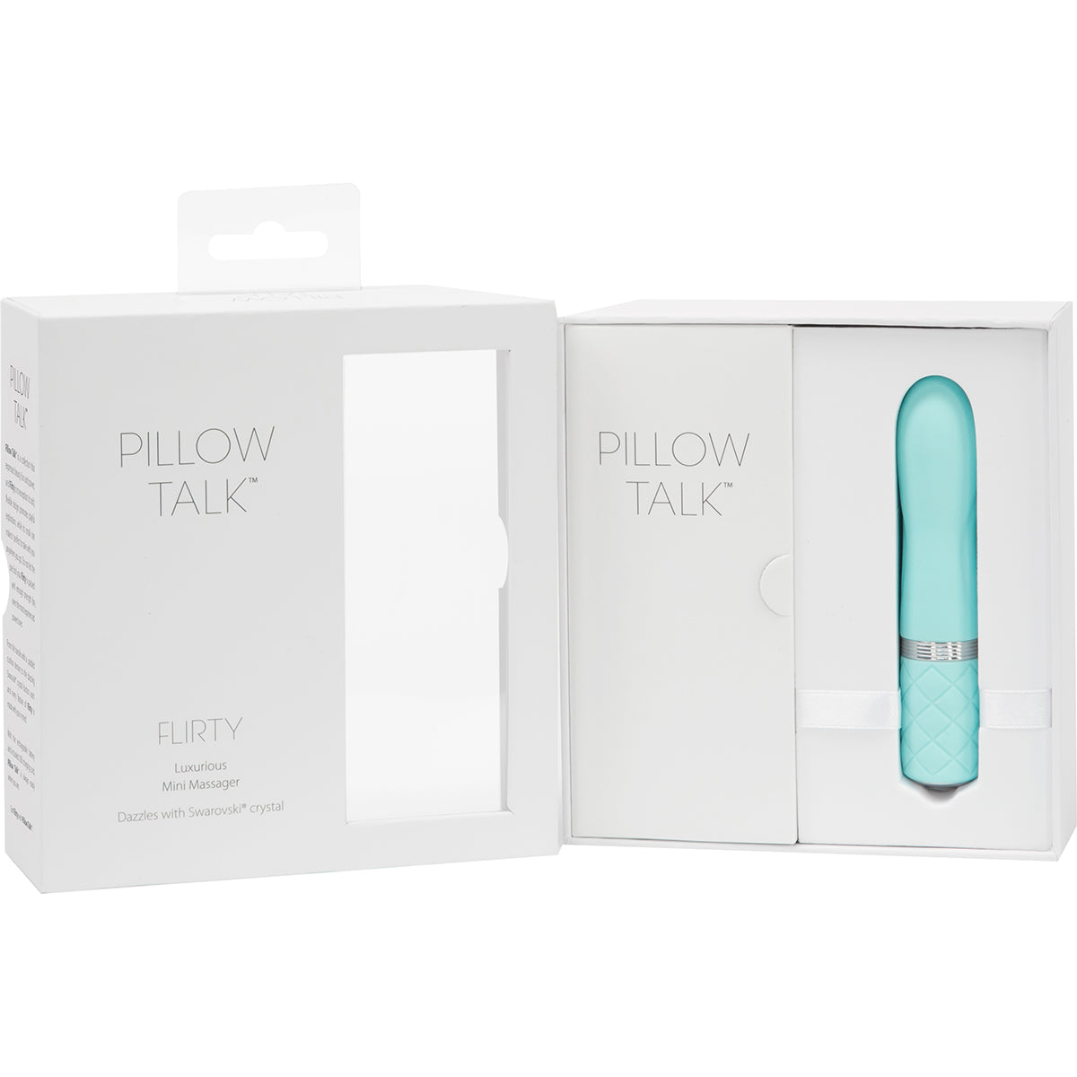 Pillow Talk Flirty Bullet - Teal Intimates Adult Boutique