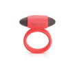 Tantus Vibrating Super Soft C-Ring  - Red Intimates Adult Boutique