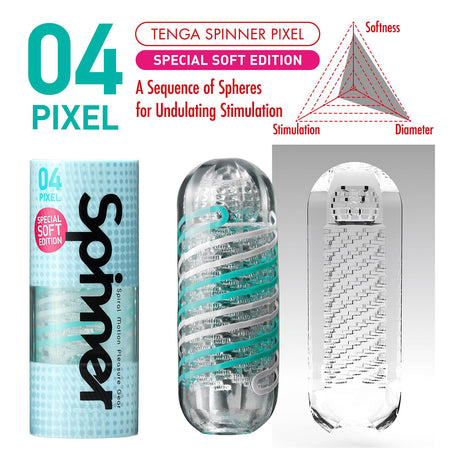 Tenga Spinner SOFT 04 - Pixel Intimates Adult Boutique