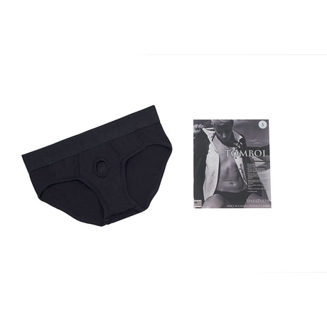 SpareParts Tomboi Harness Black-Black Rayon - XL Intimates Adult Boutique