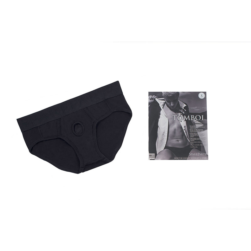 SpareParts Tomboi Harness Black-Black Rayon - 2X