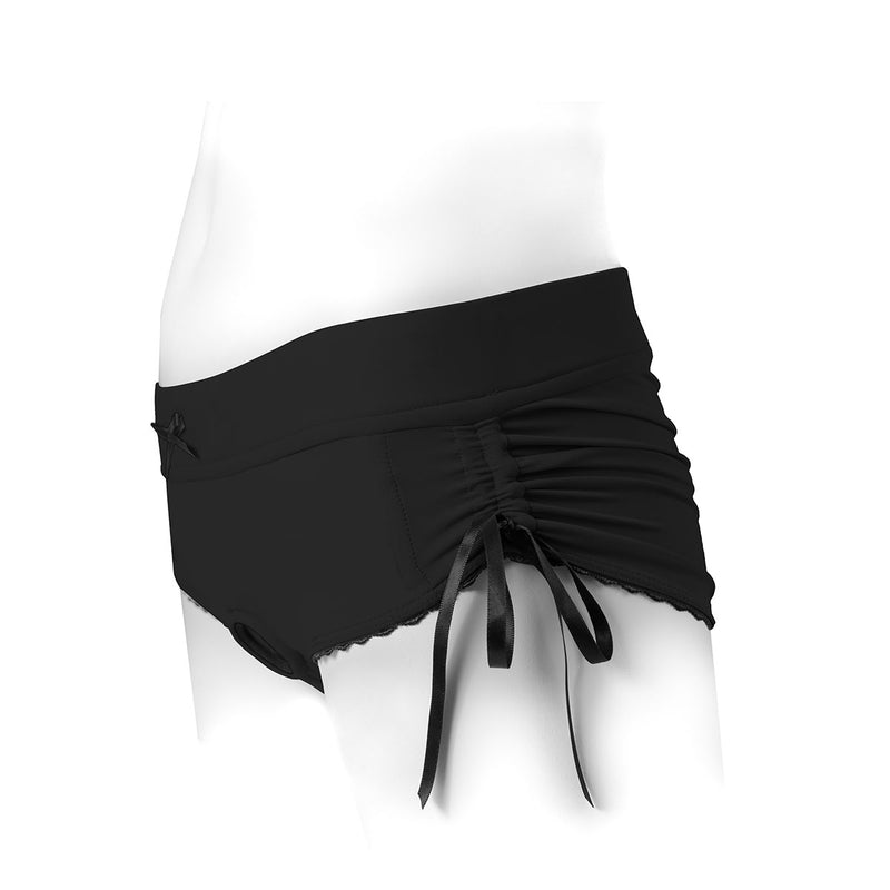 SpareParts Sasha Harness Black-Black Nylon - Small