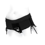 SpareParts Sasha Harness Black-Black Nylon - Small