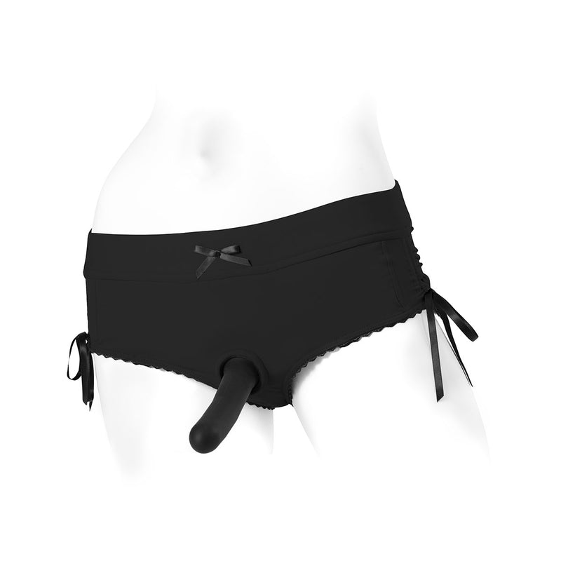 SpareParts Sasha Harness Black-Black Nylon - Small