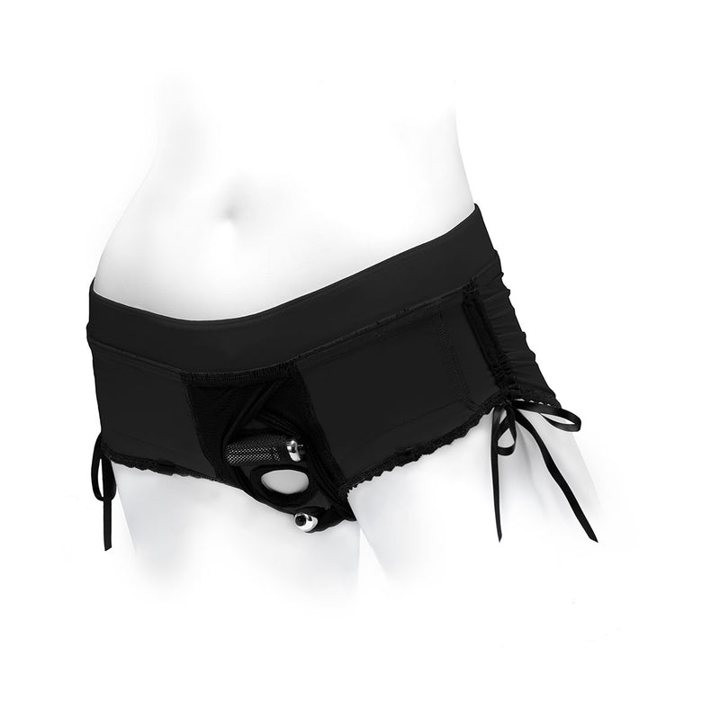 SpareParts Sasha Harness Black-Black Nylon - Medium