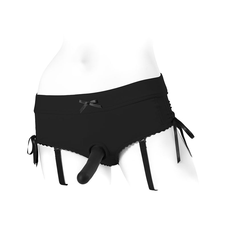 SpareParts Sasha Harness Black-Black Nylon - Medium