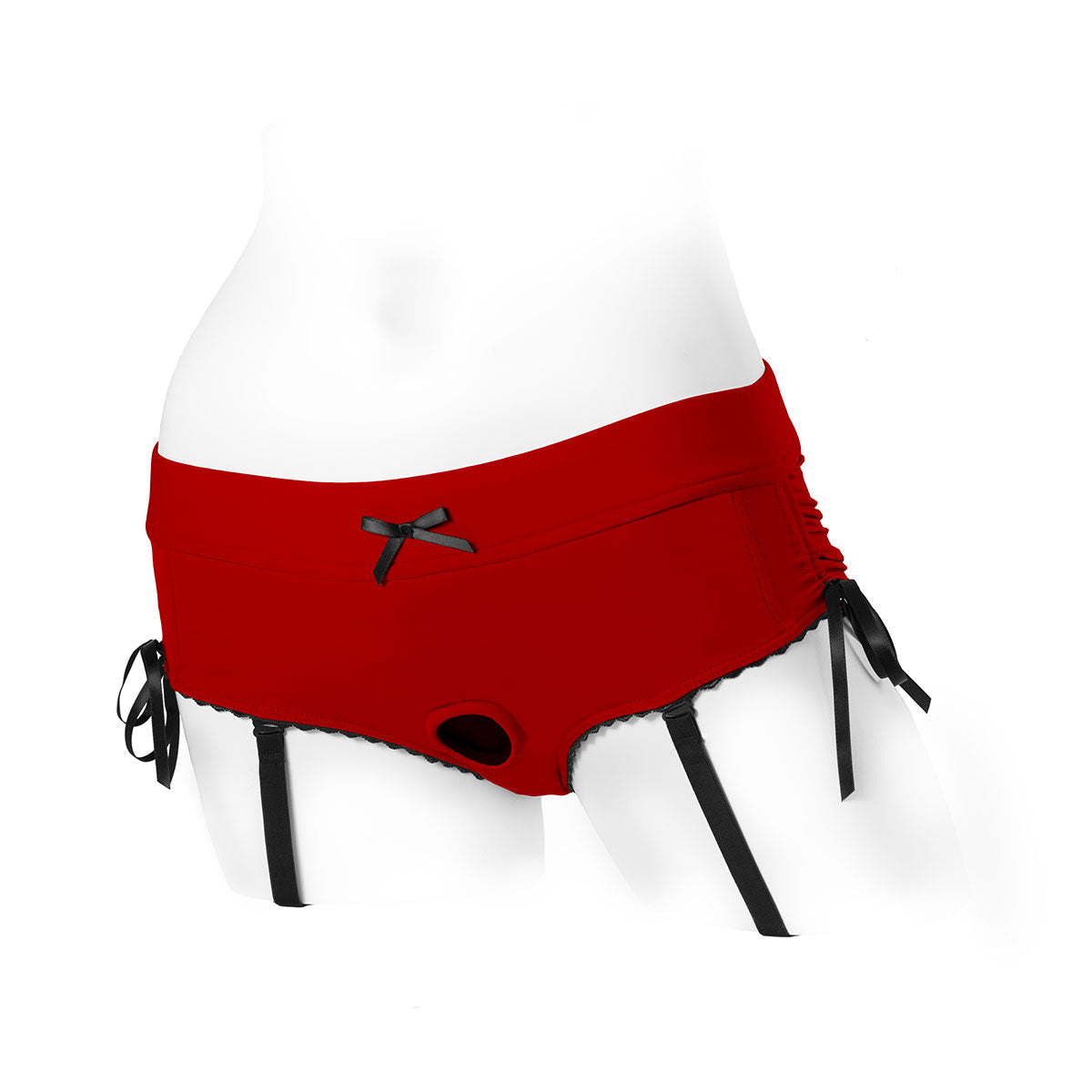 SpareParts Sasha Harness Red-Black Nylon - Small Intimates Adult Boutique