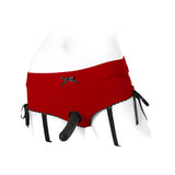 SpareParts Sasha Harness Red-Black Nylon - Large Intimates Adult Boutique