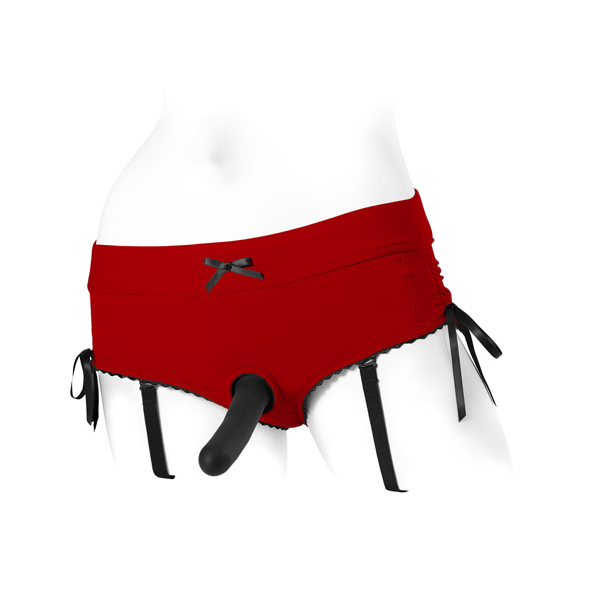 SpareParts Sasha Harness Red-Black Nylon - 2X Intimates Adult Boutique