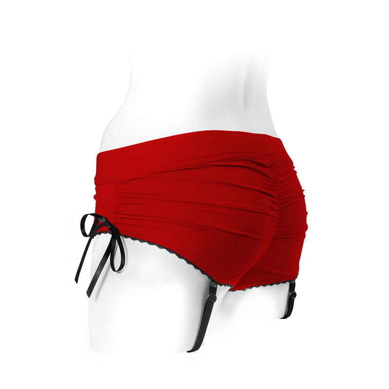 SpareParts Sasha Harness Red-Black Nylon - 2X