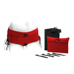 SpareParts Sasha Harness Red-Black Nylon - 2X