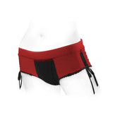 SpareParts Sasha Harness Red-Black Nylon - 3X Intimates Adult Boutique