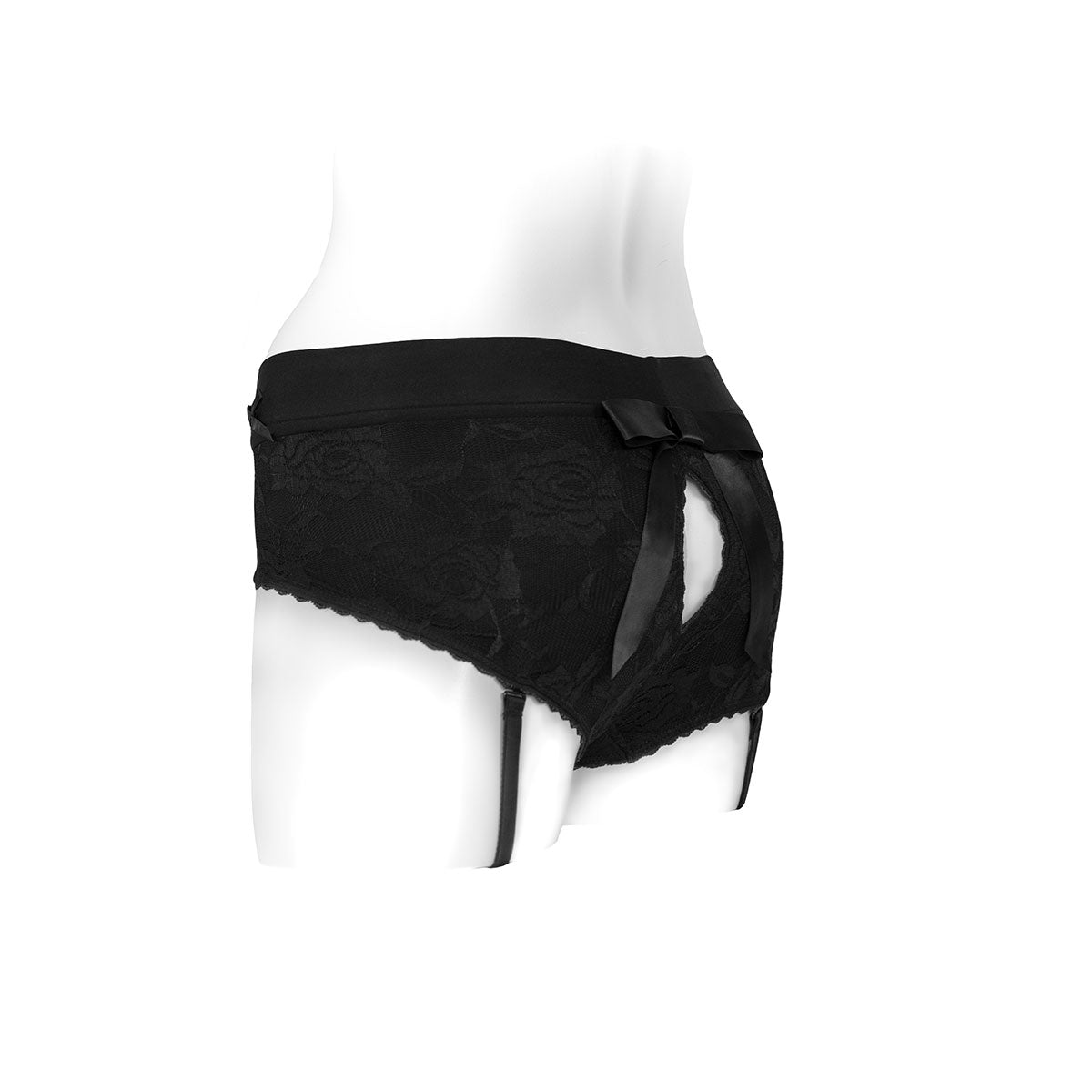 SpareParts Bella Harness Black-Black Nylon - Medium Intimates Adult Boutique