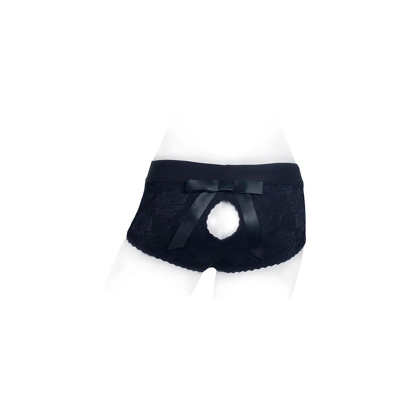 SpareParts Bella Harness Black-Black Nylon - XL