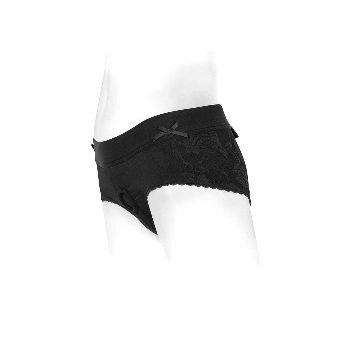 SpareParts Bella Harness Black-Black Nylon - XL Intimates Adult Boutique