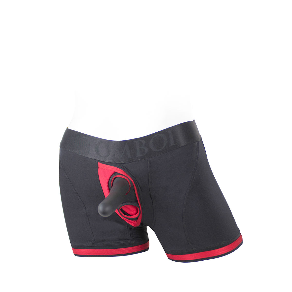 SpareParts Tomboii Black-Red Nylon - Small Intimates Adult Boutique