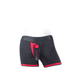 SpareParts Tomboii Black-Red Nylon - Small Intimates Adult Boutique