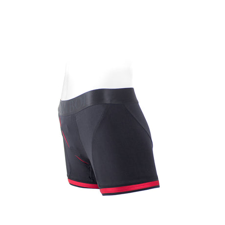 SpareParts Tomboii Black-Red Nylon - 3X Intimates Adult Boutique