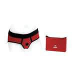 SpareParts Tomboi Harness Red-Black Nylon - XXS