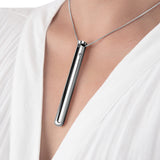 Le Wand Vibrating Necklace - Silver Intimates Adult Boutique