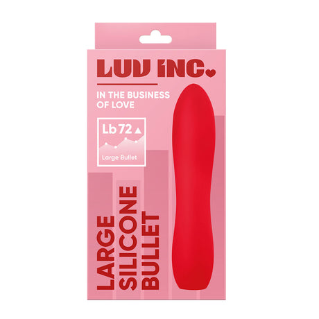 Luv Inc Large Silicone Bullet - Red Intimates Adult Boutique