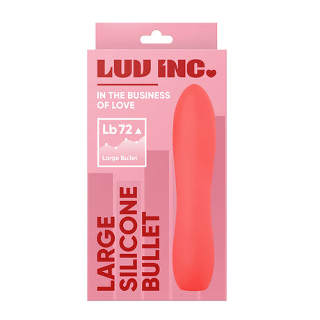 Luv Inc Large Silicone Bullet - Coral Intimates Adult Boutique