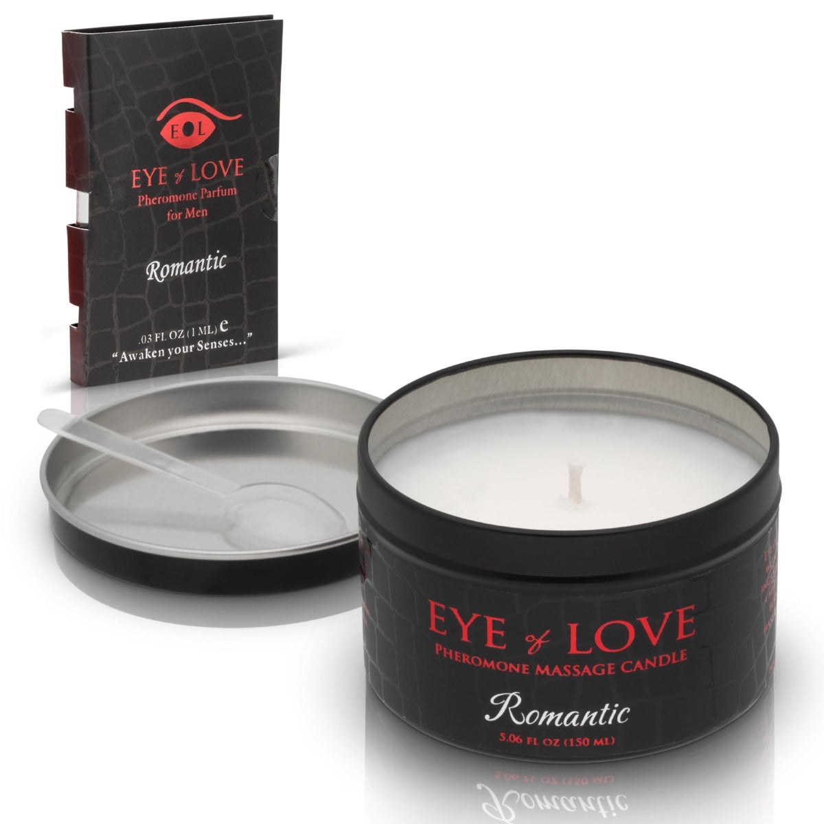 Eye of Love Pheromone Massage Candle 150ml  Romantic (M to F) Intimates Adult Boutique