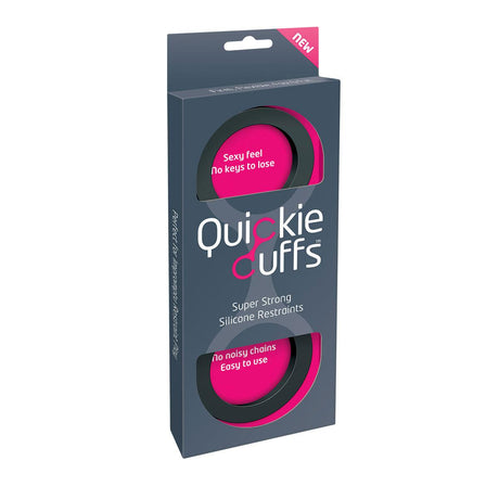 Quickie Cuffs - Medium - Black Intimates Adult Boutique