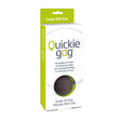 Quickie Ball Gag Large - Black Intimates Adult Boutique