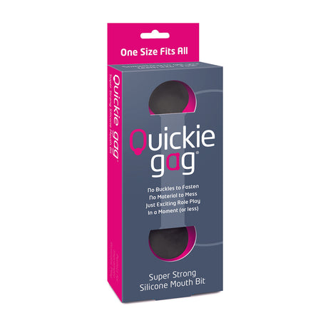 Quickie BIT Gag - Black Intimates Adult Boutique