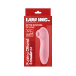 Luv Inc Pulsing Clitoral Stimulator - Light Pink