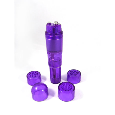 Voodoo Pocket Pleasure w- 4 Attachments - Purple Intimates Adult Boutique