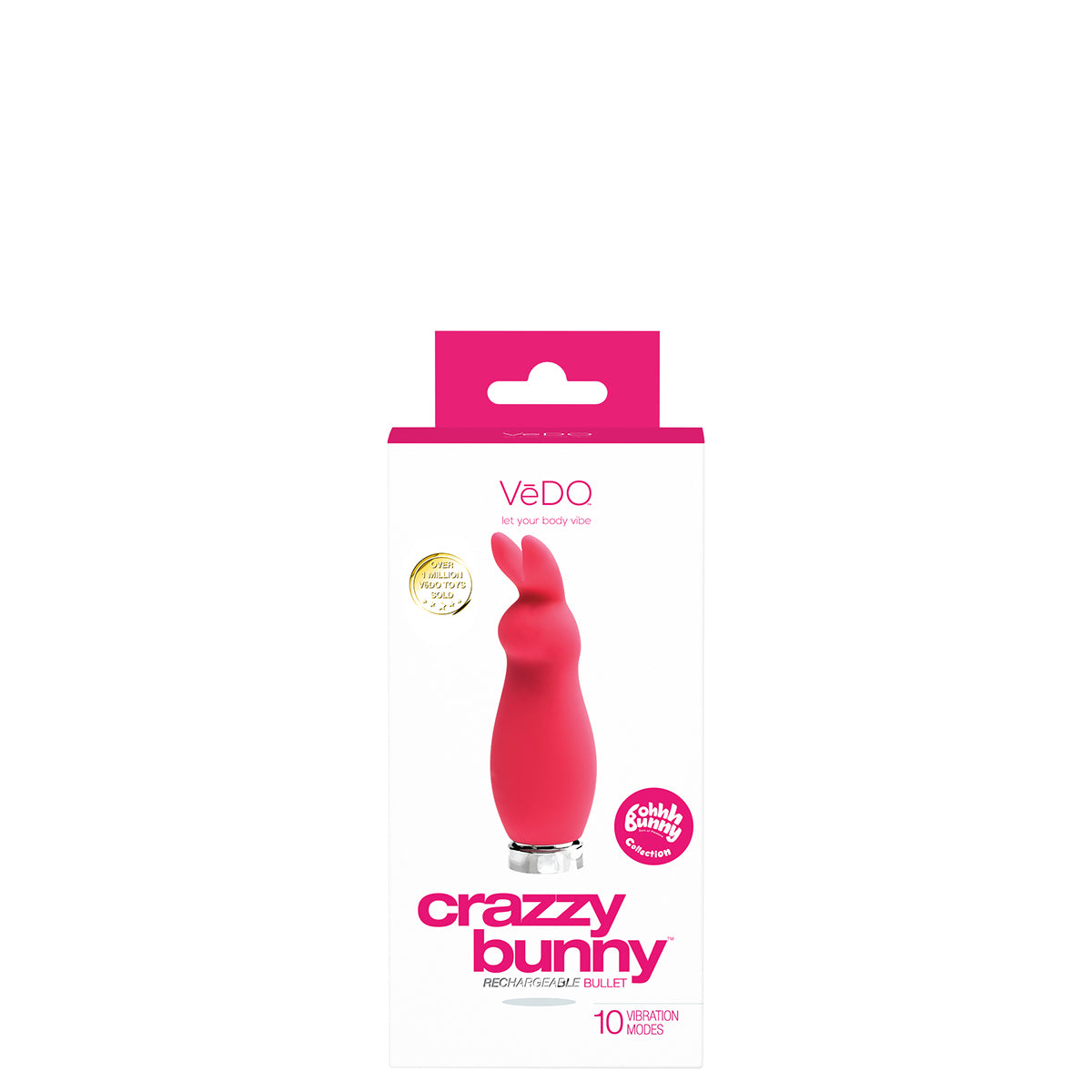 VeDO Crazzy Bunny - Pink Intimates Adult Boutique
