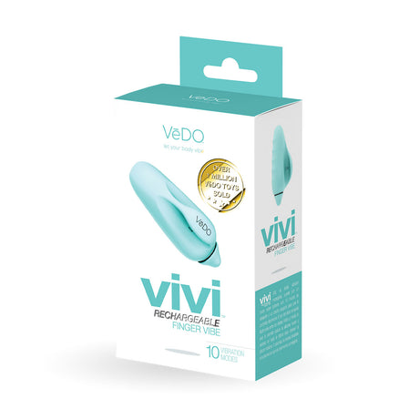 VeDO Vivi Finger Vibe - Turquoise Intimates Adult Boutique