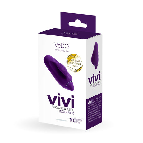 VeDO Vivi Finger Vibe - Deep Purple Intimates Adult Boutique