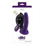 VeDO DIKI Rechargeable Vibrating Strap-On - Purple