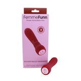 Femme Funn Booster Bullet Maroon Intimates Adult Boutique